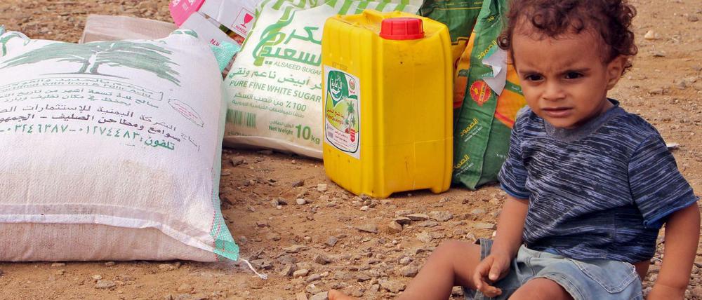 Im Jemen leidet die Hälfte der Bevölkerung unter Hunger. 