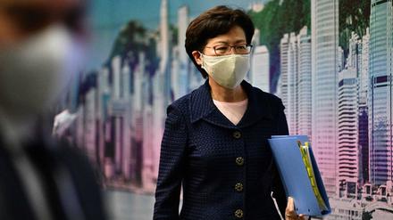 Hongkongs Regierungschefin Carrie Lam. 