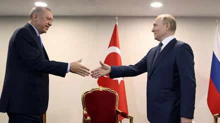 Erdogan und Putin trafen sich bereits Mitte Juli in Teheran.