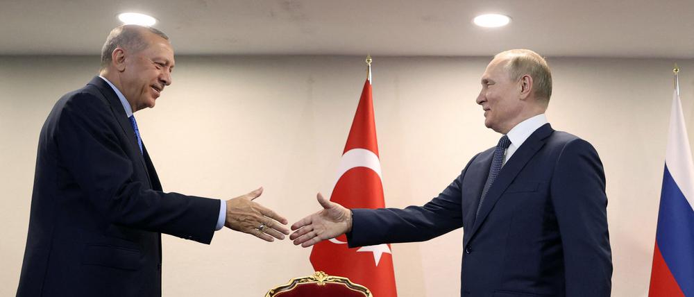 Erdogan und Putin trafen sich bereits Mitte Juli in Teheran.