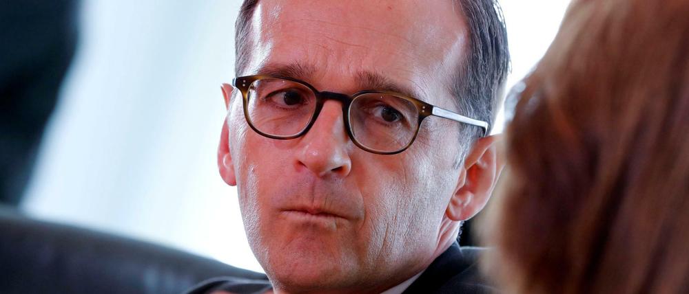 Will Erklärungen: Justizminister Heiko Maas (SPD) 