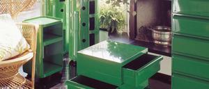 Stapelbare Container mit Schiebetüren aus der „Componibili“-Serie sind heute ein Designklassiker.