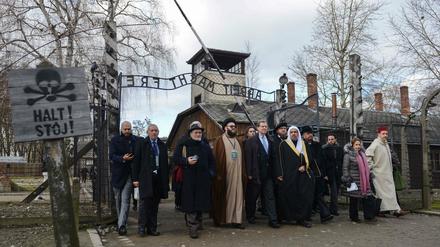 Muslime aus aller Welt besuchten am vergangenen Donnerstag das deutsche Konzentrationslager Auschwitz. 