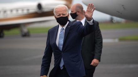 Der demokratische Präsidentschaftskandidat Joe Biden besucht Kenosha am Donnerstag.
