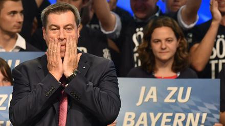 Bayerns Ministerpräsident Söder droht bei der Landtagswahl eine historische Niederlage.