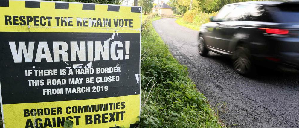 Brexit-Warnung: Diese Straße, die von Irland nach Nordirland führt, könnte ab März 2019 geschlossen werden. 