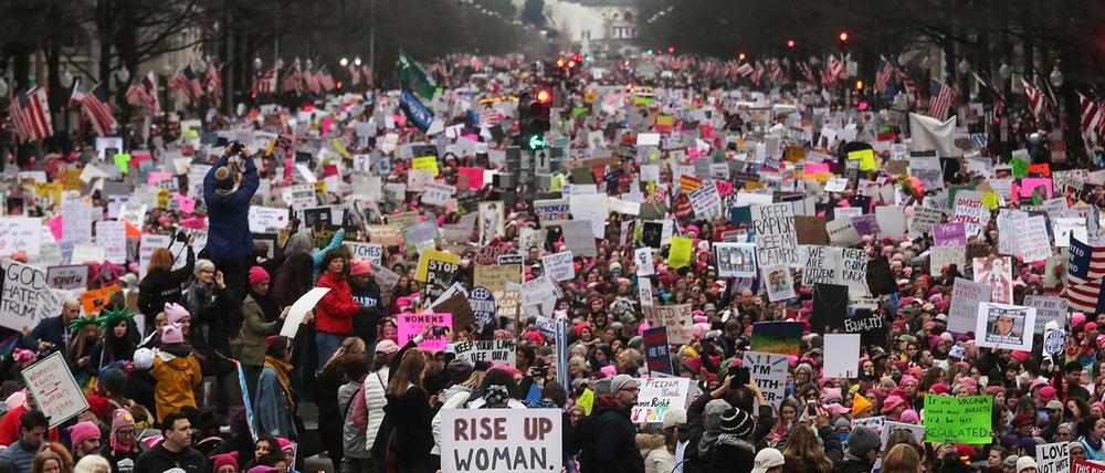 Das Originalbild des Frauenmarsches 2017.