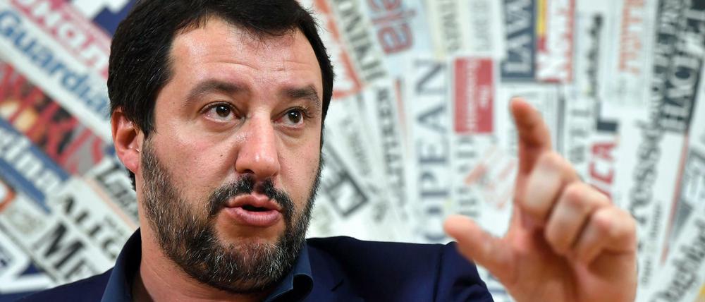 Der Vorsitzende der rechtsextremen Lega-Partei, Matteo Salvini.