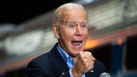 Joe Biden am Mittwoch bei einer Wahlkampfveranstaltung nach der ersten TV-Debatte. 