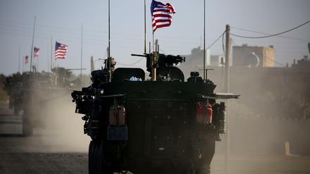 Lassen die Kurden im Stich: US-Truppen in Syrien.