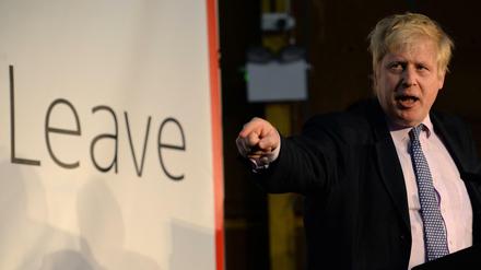 Am Ziel. Boris Johnson verantwortete die "Leave"-Kampagne von 2016.