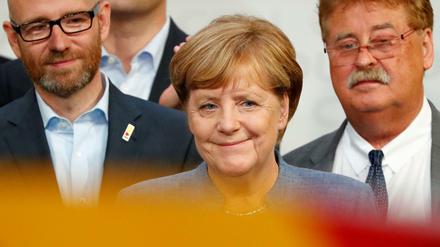Angela Merkel muss starke Verluste hinnehmen. 