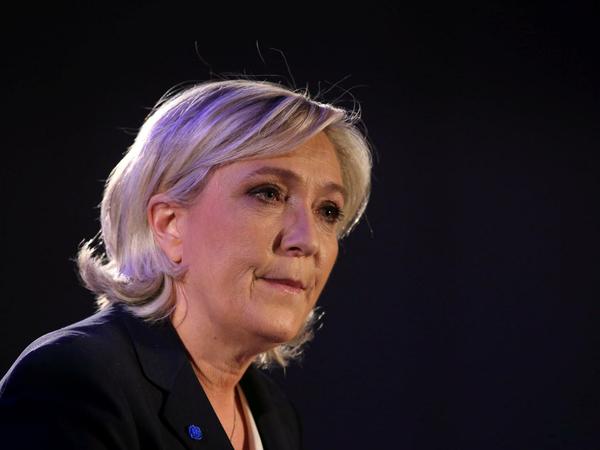 Marine Le Pen, Kandidatin des rechtsextremen Front National.