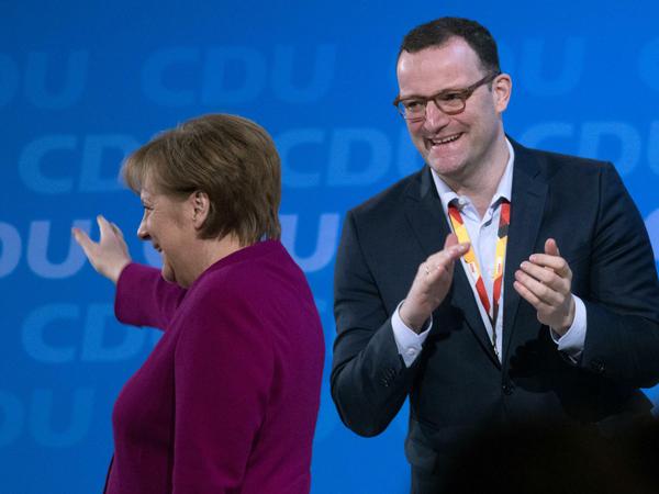 Angela Merkel und Jens Spahn