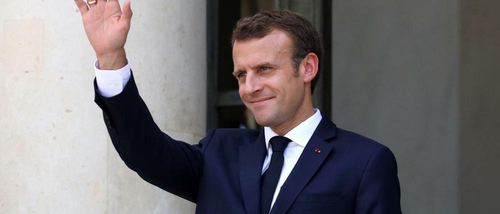 Frankreichs Präsident Emmanuel Macron steckt im Umfrage-Tief.