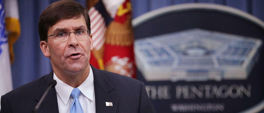 Mark Esper soll neuer US-Verteidigungsminister werden. 
