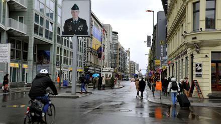 Checkpoint Charlie in der Mitte Berlins. Hier soll der IS einen Anschlag geplant haben.