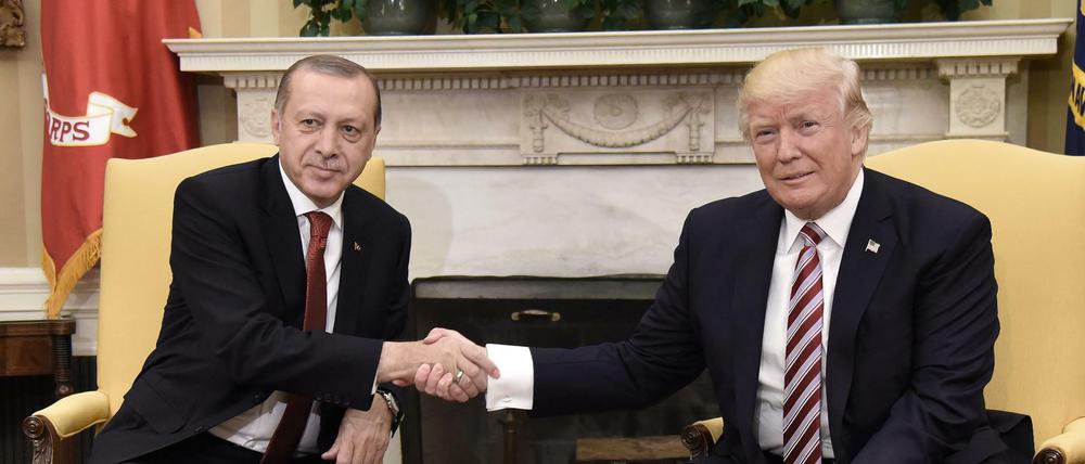 US-Präsident Trump und der türkische Präsident Erdogan bei einem Treffen im Mai 2017