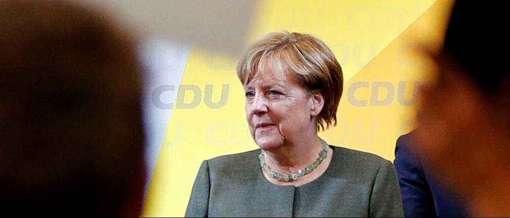 Angela Merkel in Wolgast.