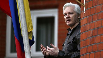 Weiter im Botschaftsexil: Wikileaks-Gründer Julian Assange in London 