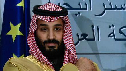 Der saudische Kronprinz Mohammed Bin Salman. Er steht unter anderem wegen des Falls Khashoggi in der Kritik.