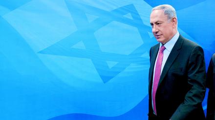 Israels Premier Benjamin Netanjahu wendet sich in einem Video an Mahmut Abbas. 