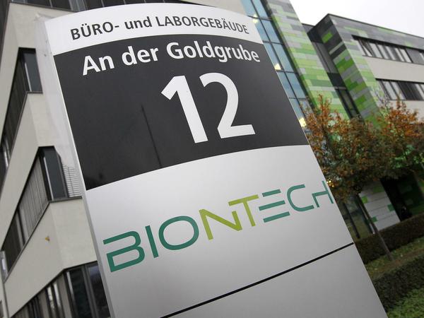 Der Hauptsitz von Biontech, dem Entwickler des Impfstoffs.