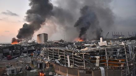 Die Explosionen in der libanesischen Hauptstadt Beirut sind verheerend.