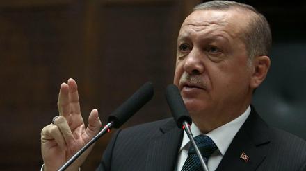 Der türkische Präsident Recep Tayyip Erdogan (AKP).