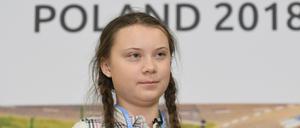 Die schwedische Schülerin Greta Thunberg bei der Klimakonferenz in Polen.