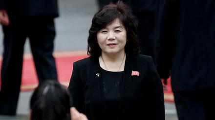 Die neue nordkoreanische Außenministerin Choe Son Hui im März 2019.