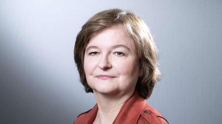 Die Europa-Spitzenkandidatin der französischen Regierungspartei LRM, Nathalie Loiseau. 