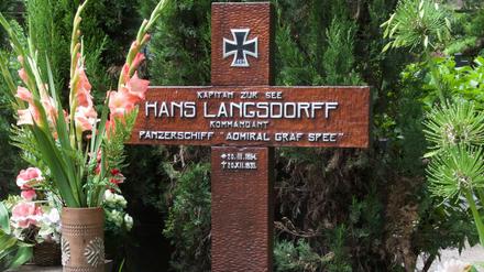 Das Grab von Hans Langsdorff in Buenos Aires. 