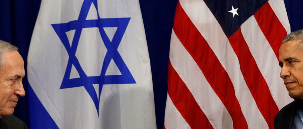 Zwei, die sich nicht mögen. Israels Premier Bejamin Netanjahu (l.) und US-Präsident Barack Obama.