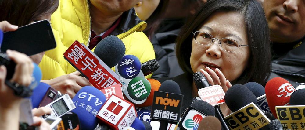 Die 59-jährige Tsai Ing-wen ist die erste Frau an der Spitze Taiwans.