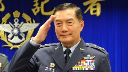 Luftwaffengeneral Shen Yi-ming, Generalstabschef von Taiwan