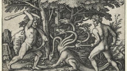 Die Original-Hydra wurde mächtig attackiert - unter anderem von Herakles. Aber nicht vergessen: Der Kopf in der Mitte ist unsterblich.
