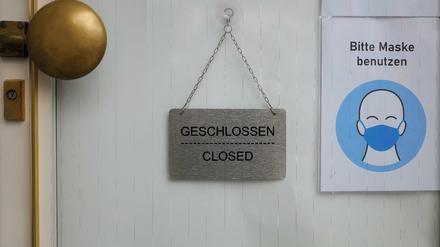 Die meisten Geschäfte wie dieses in Köln mussten schließen.