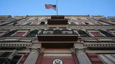 Die US-Botschaft in St. Petersburg.