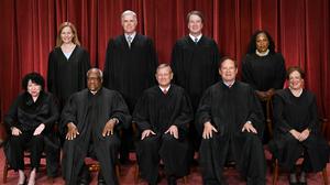 Sechs konservative und drei liberale Richter sitzen im Supreme Court.