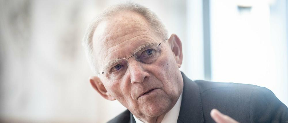 Wolfgang Schäuble (CDU), Bundestagspräsident