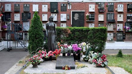 Das Grab von Raissa Gorbatschowa auf dem Nowodewitschi-Friedhof in Moskau. Hier soll auch ihr Mann Michail Gorbatschow beigesetzt werden. 