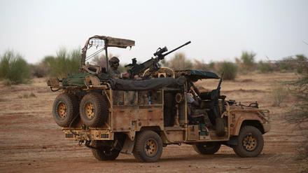 Soldaten trainieren auf der Menaka Militärbasis im Nordosten Malis.