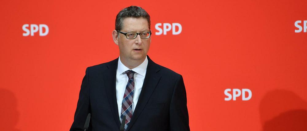 Thorsten Schäfer-Gümbel, SPD-Vorsitzender in Hessen, am Montag in Berlin.