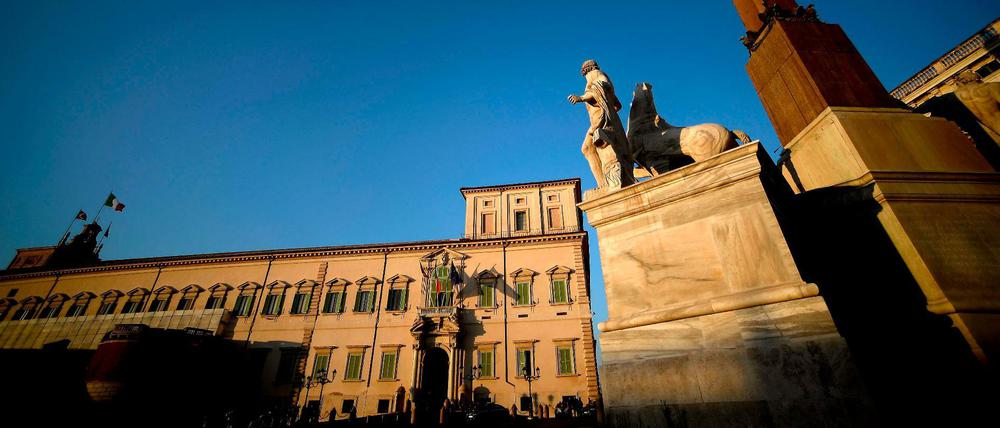 Der Quirinalspalast in Rom