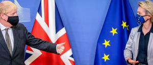 Der britische Premierminister Boris Johnson und EU-Kommissionschefin Ursula von der Leyen führen weiterhin Brexit-Gespräche.
