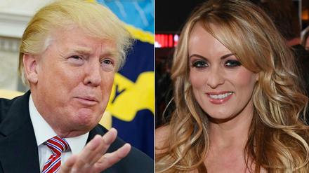 US-Präsident Donald Trump und Porno-Darstellerin Stormy Daniels