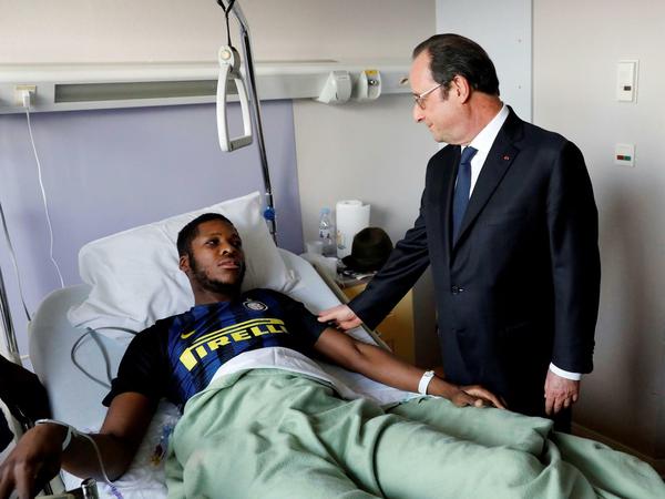 Präsident François Hollande besuchte Theo L. bereits am Krankenbett. 