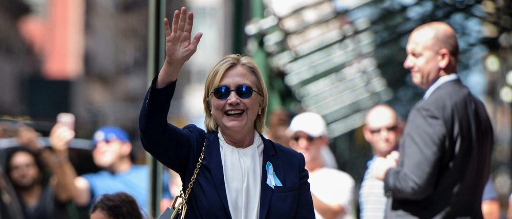 Hillary Clinton am 11. September in New York. 