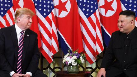 US-Präsident Trump und Nordkoreas Machthaber Kim in Hanoi 
